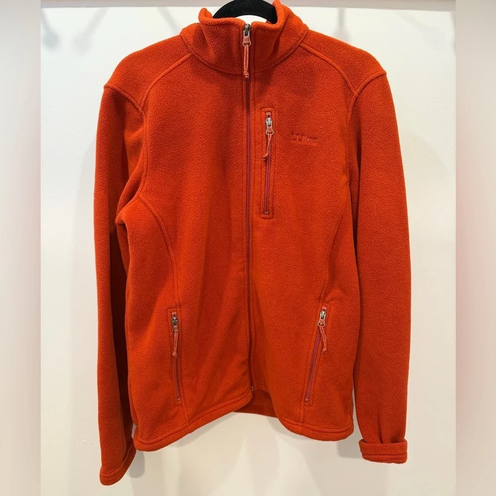 LL BEAN Men’s Fleece Full Zip Jacket